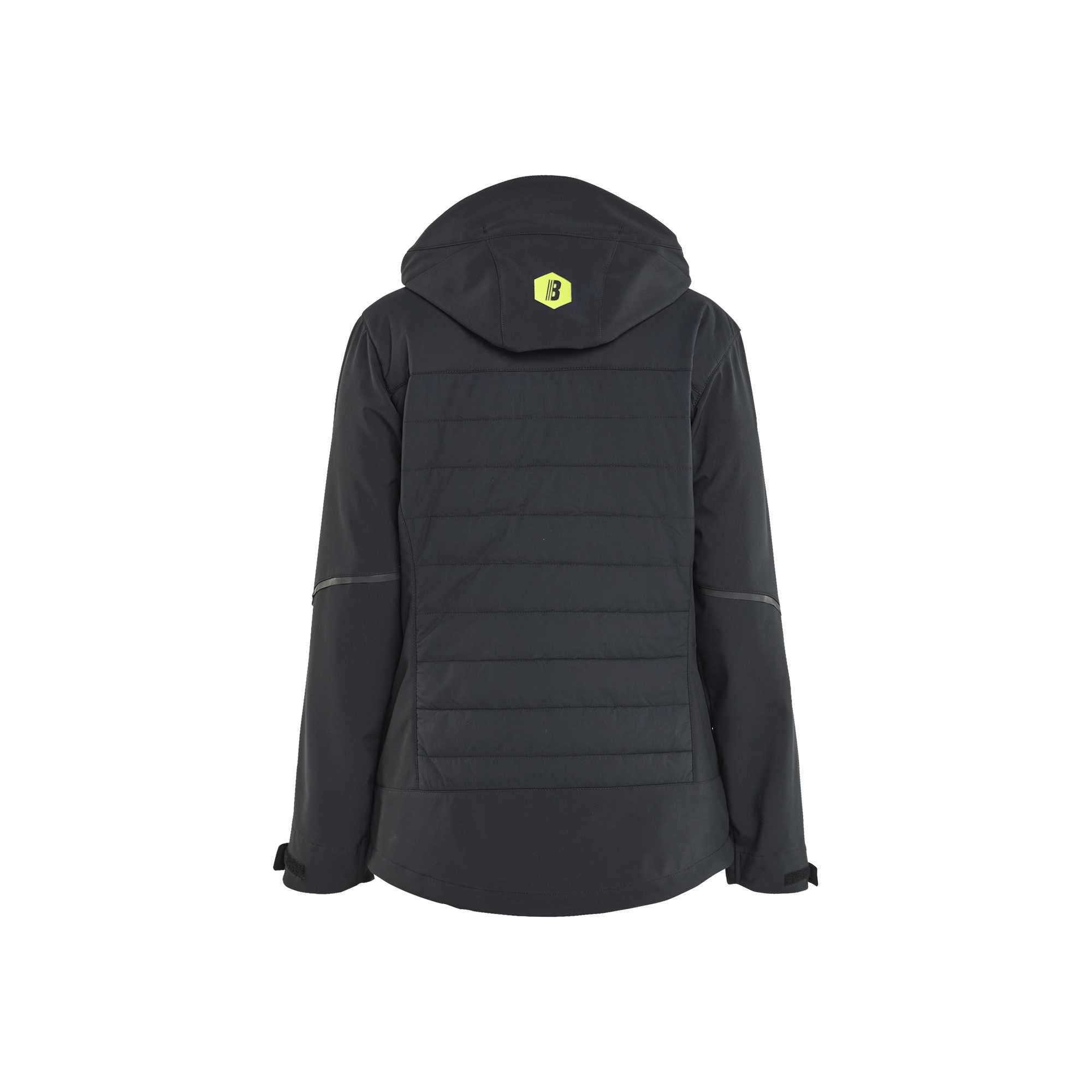 BLAKLADER 47332513 Women's Hybrid Jacket Hi Vis Reflective Softshell Work Jacket WOMEN - Waterproof